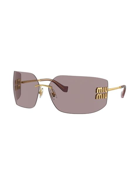 miu miu runway glasses